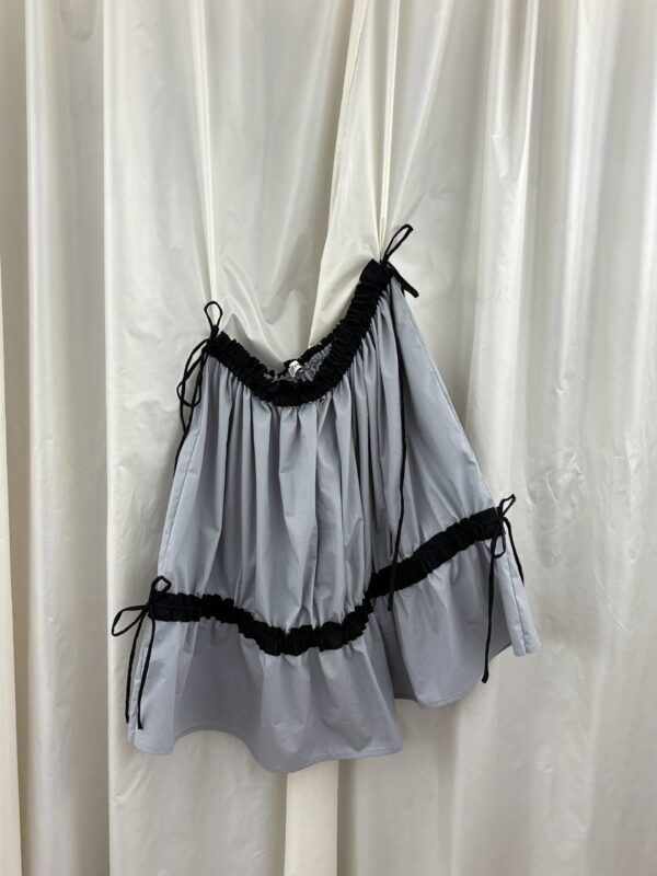 bavlněná sukně SYLVIA grey-black