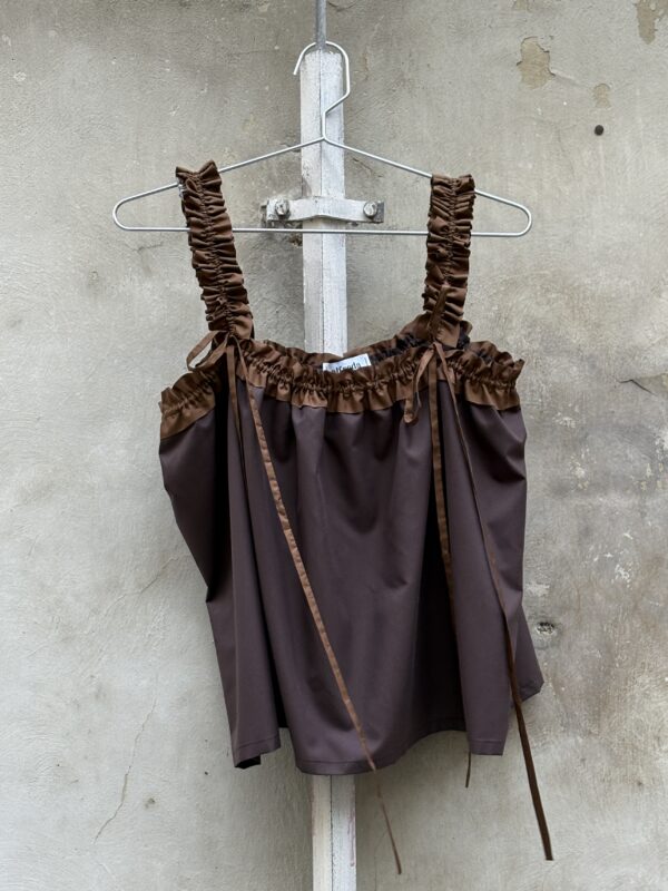 šusťákový top artemisia brown