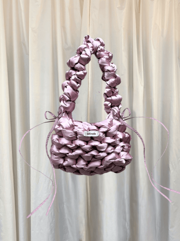 cloud bag velikost M pink SATÉN