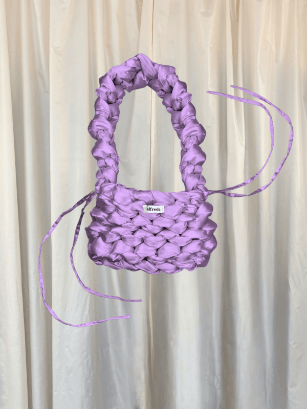 cloud bag velikost M purple satén